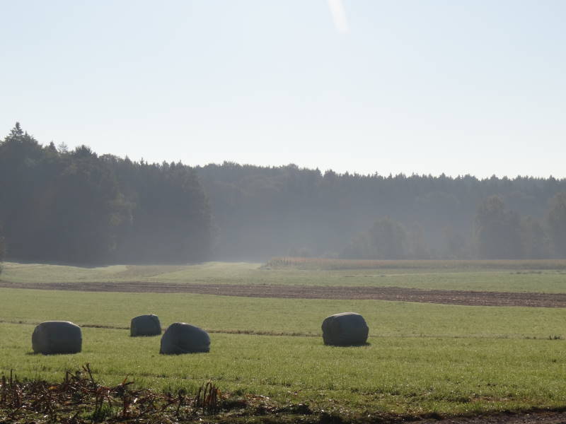 Landschaft auf dem Panoramaweg Isar - Inn