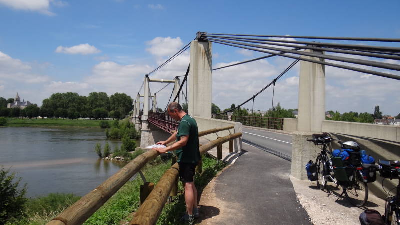 Loire Brcke nach Meung