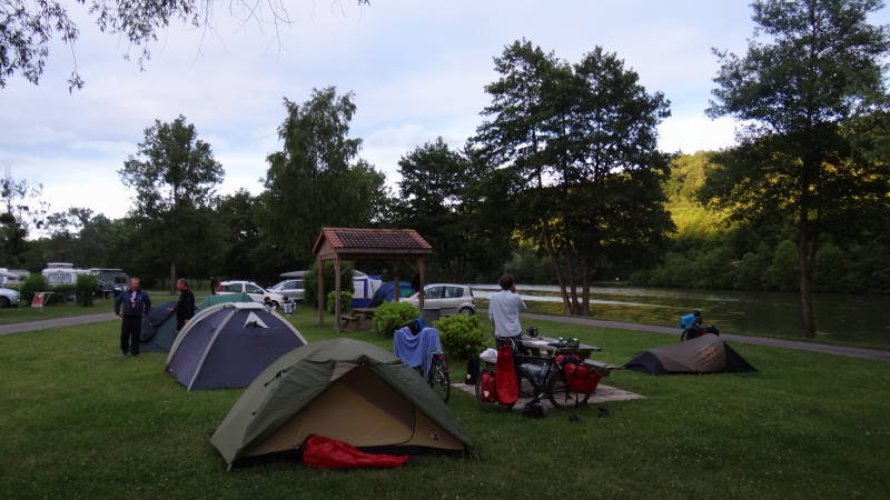 Camp an der Mosel bei Touls